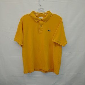 Classic yellow Mens Lacoste T-Shirt XL